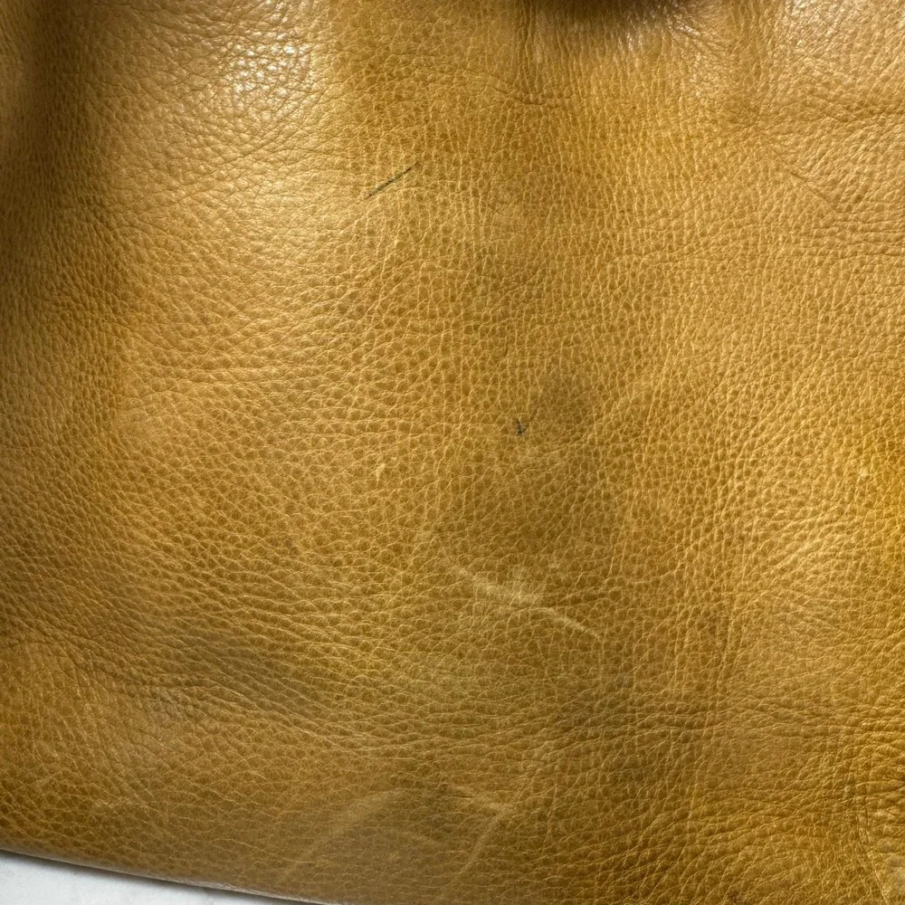 Two Bar West Tan Pebbled Leather Studded Crystal Strap Western Hobo Shoulder Bag